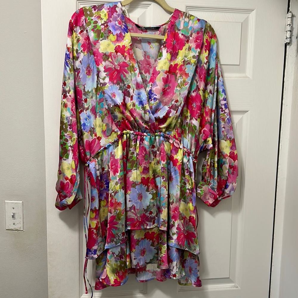 Colorful Zara mini dress *worn once!*